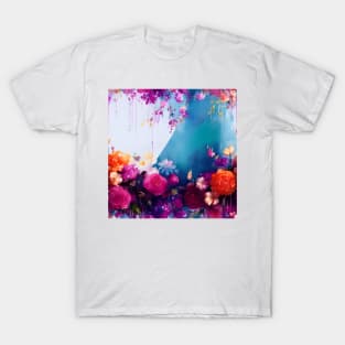 Beatiful Flower Design T-Shirt